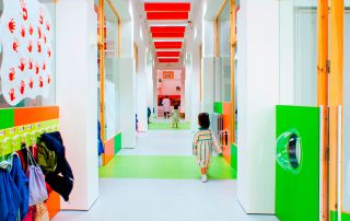 Reforma de P3-P4-P5 en la escuela “Teresianas”-Ganduxer en Barcelona