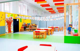 Reforma de P3-P4-P5 en la escuela “Teresianas”-Ganduxer en Barcelona