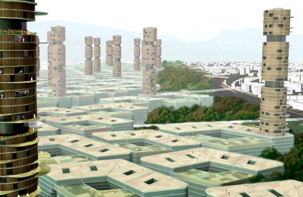 Besós Sostenible Torre de Jardines Picharchitects arquitectura Sostenible en Barcelona